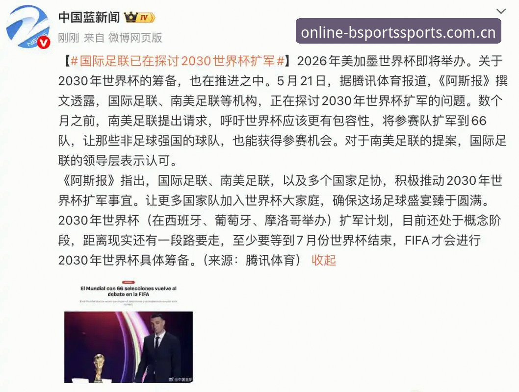 2030年世界杯扩军至66队？中国男足机遇的深度分析与全面解析